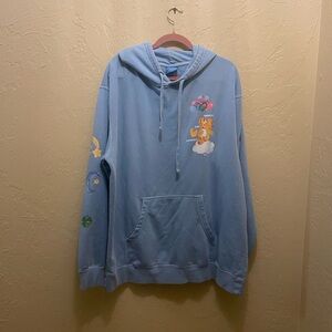 BSR Care Bears Light Blue Graphic Sweater